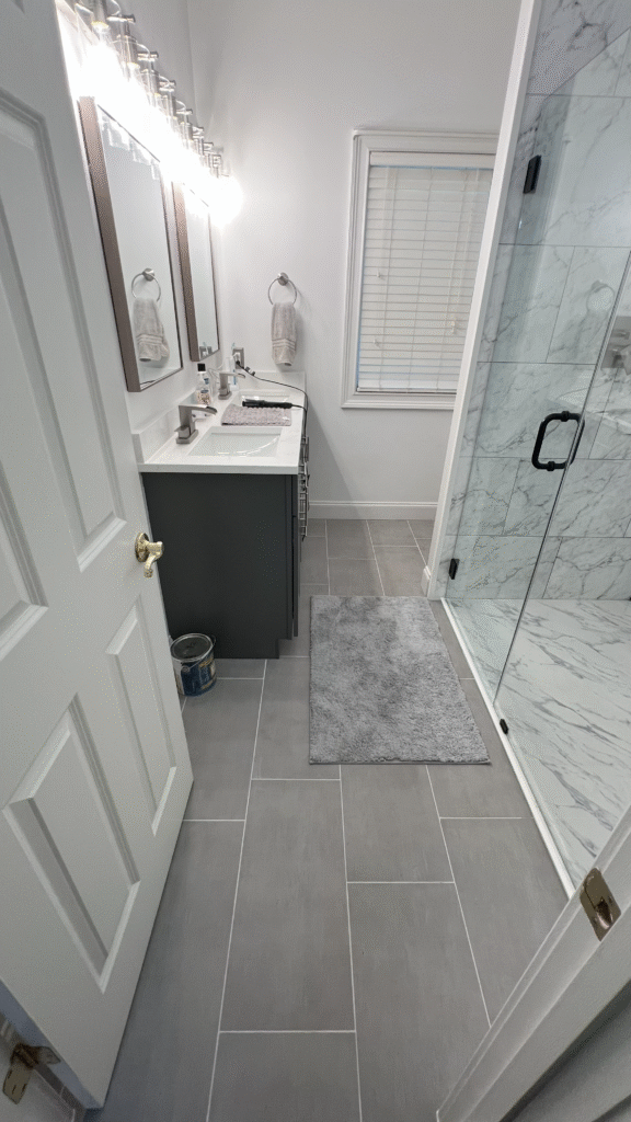 Bathroom after remodel in Cleveland Tennessee